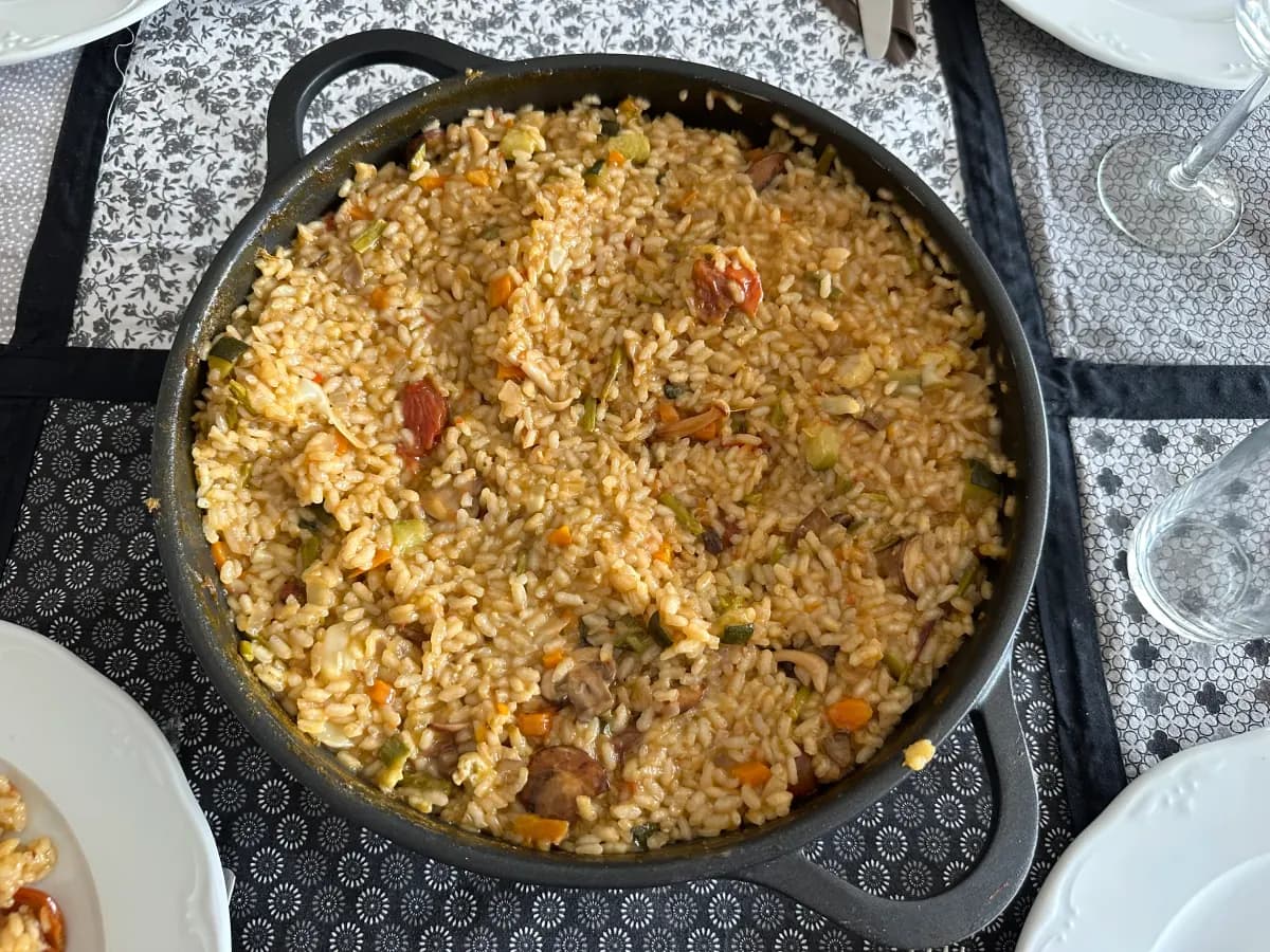 Arròs de verdures fàcil i saludable