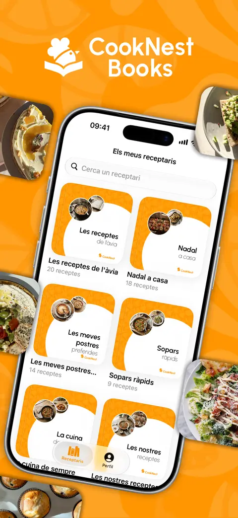 CookNest Books per a iPhone, captura 1