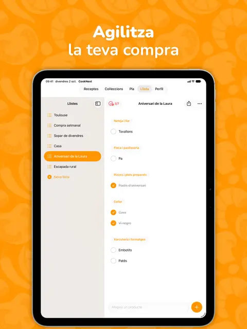 CookNest per a iPad, captura 5