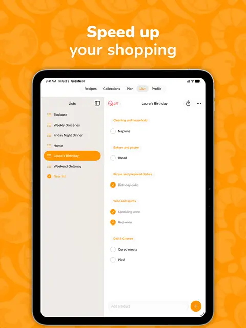 CookNest for iPad, screenshot 5
