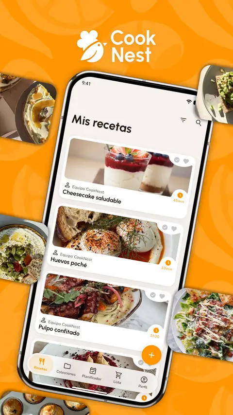 CookNest para Android, captura 1
